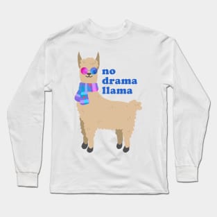 No Drama Llama Long Sleeve T-Shirt